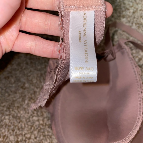 Adrienne Vittadini Push Up Lace Bra - Picture 2 of 3